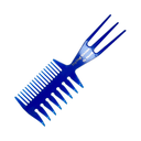 Peine Textura Curvo Unisex Franz -PC031-