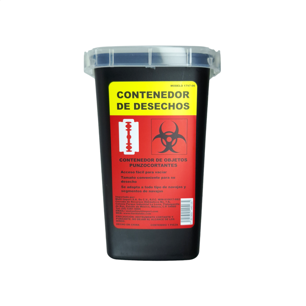 Contenedor Negro Multi -1797-00-