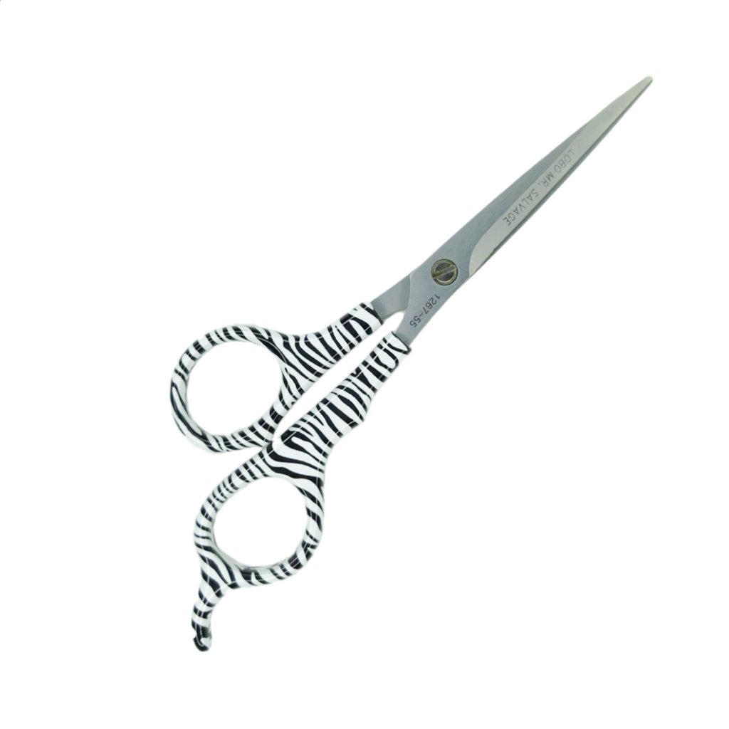 Tijera 5.5" Microdentada, Zebra -1267-55Z-