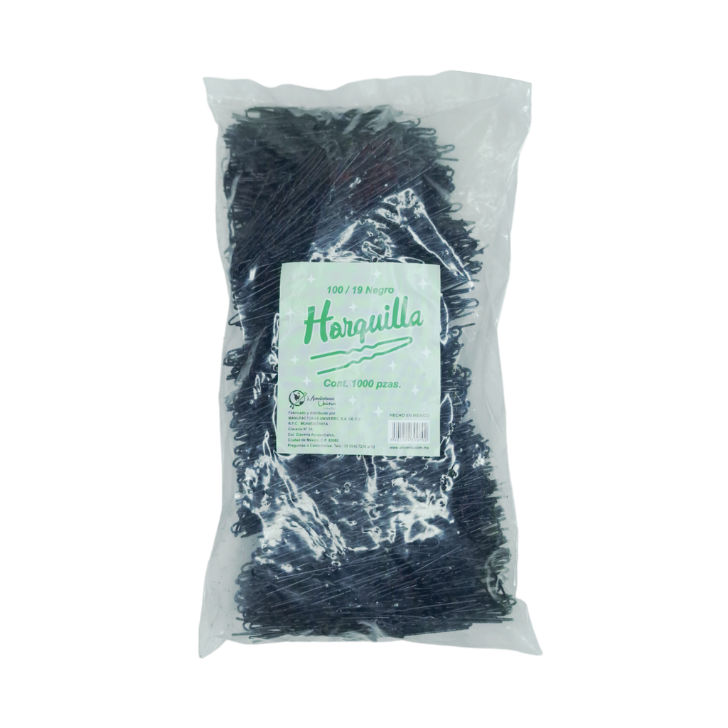 [H10019] Horquilla Negra con 1000pz 100/19, Universo -H10019-