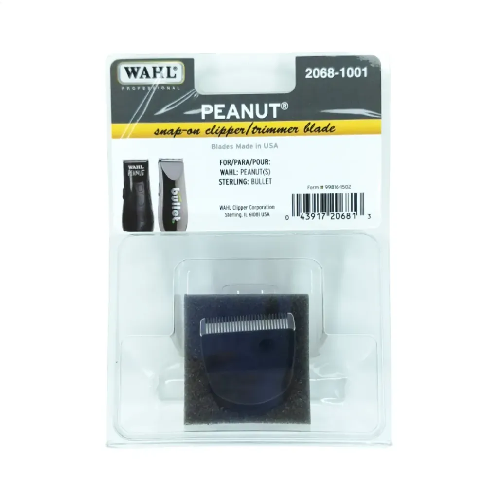 [2068-1001] Cuchilla Peanut, Negra, Wahl -2068-1001-