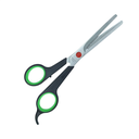 Tijera Entresacar 6" Aro Verde Multi -1033-675-