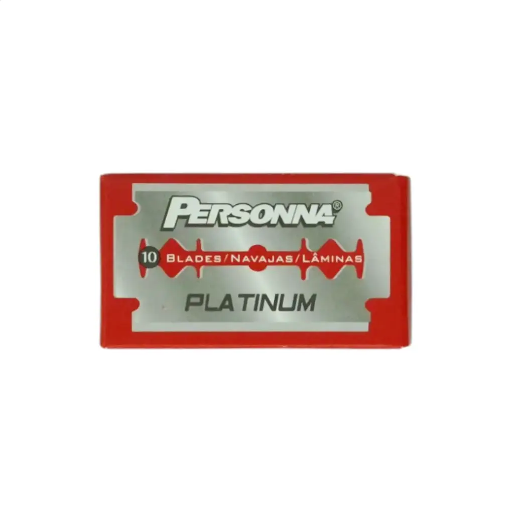 Navaja Doble Filo, SOLO 10 piezas, Personna Platinum -5132-P-
