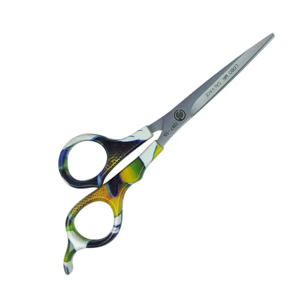 Tijera 5.5" Microdentada, Peces -1267-55-