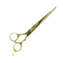 Tijera 7" Dorada Ergonómica Aashta -PS839G-