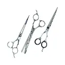 Estuche 3 Tijeras 7" Inoxidable con Tornillo Aashta -EAA73-