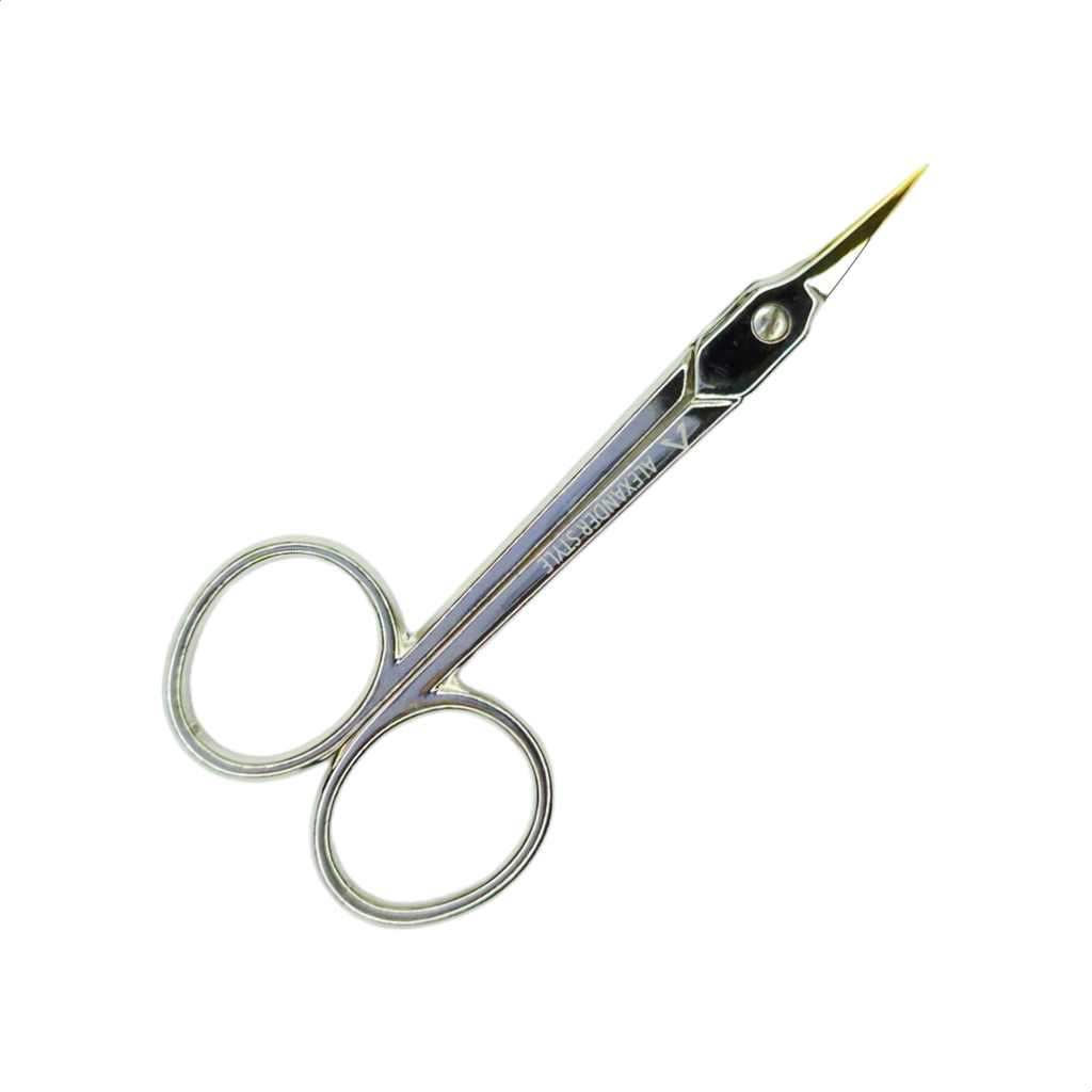 [T25234] Tijera Manicure 3.25" Punta Dorada Alexander -T25234-