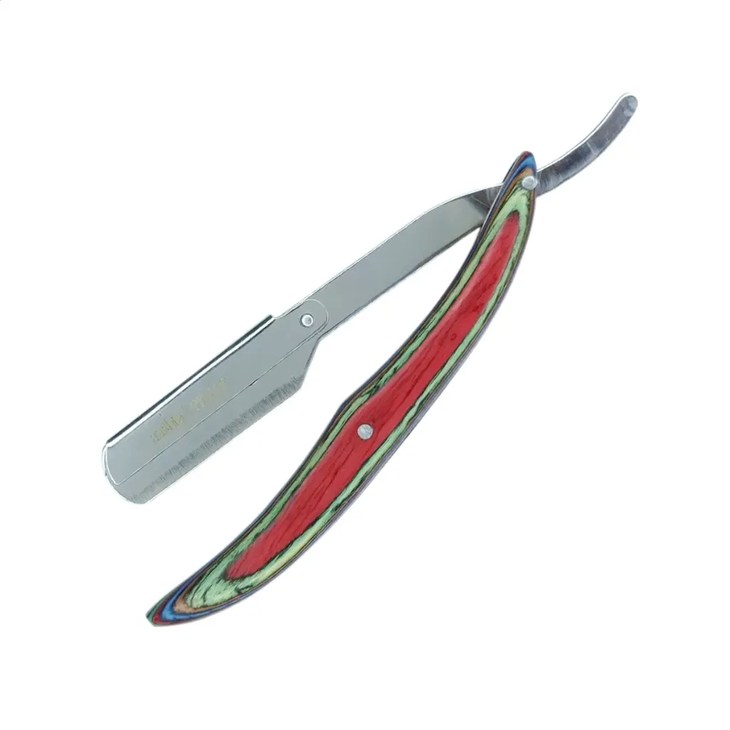 [PR1910] Porta Navaja Madera Rojo Bigote Aashta -PR1910-