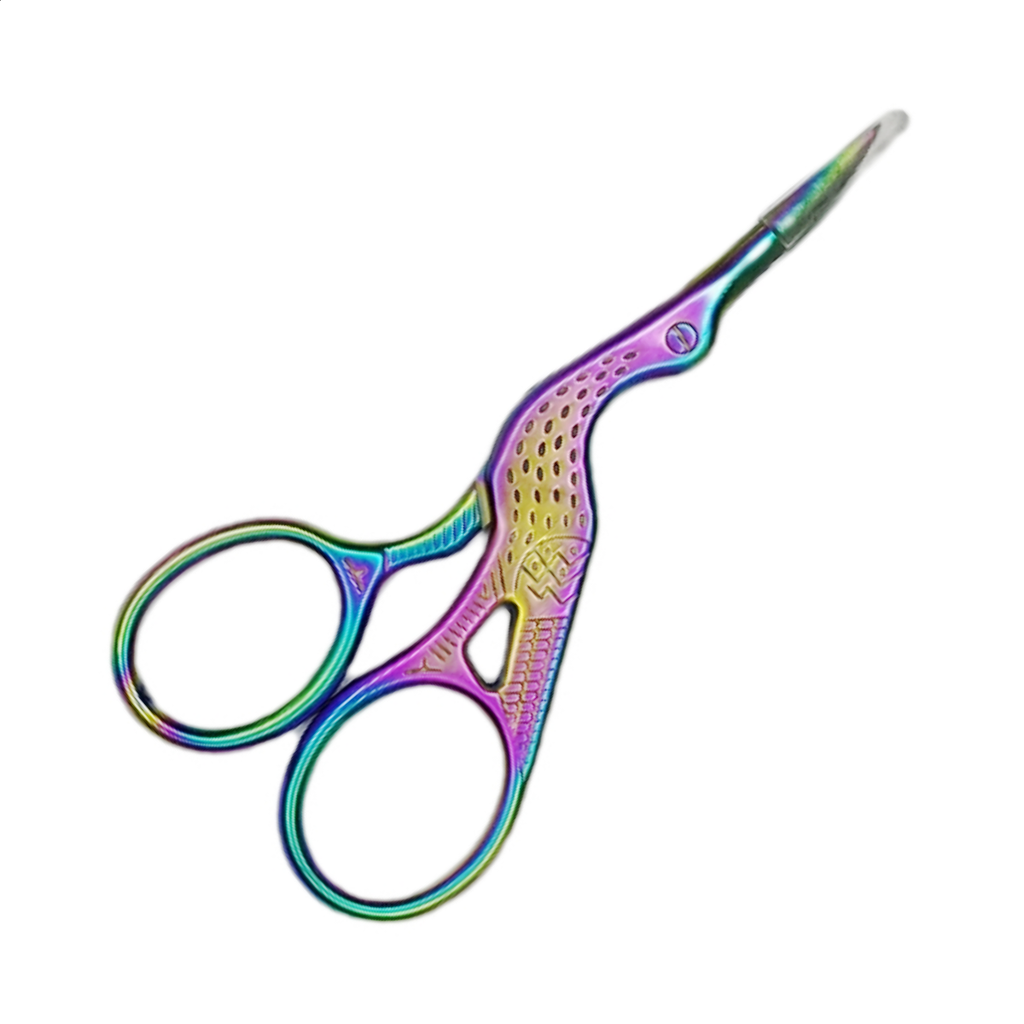 Tijera Grulla 3.75" Multicolor -TIGRM-