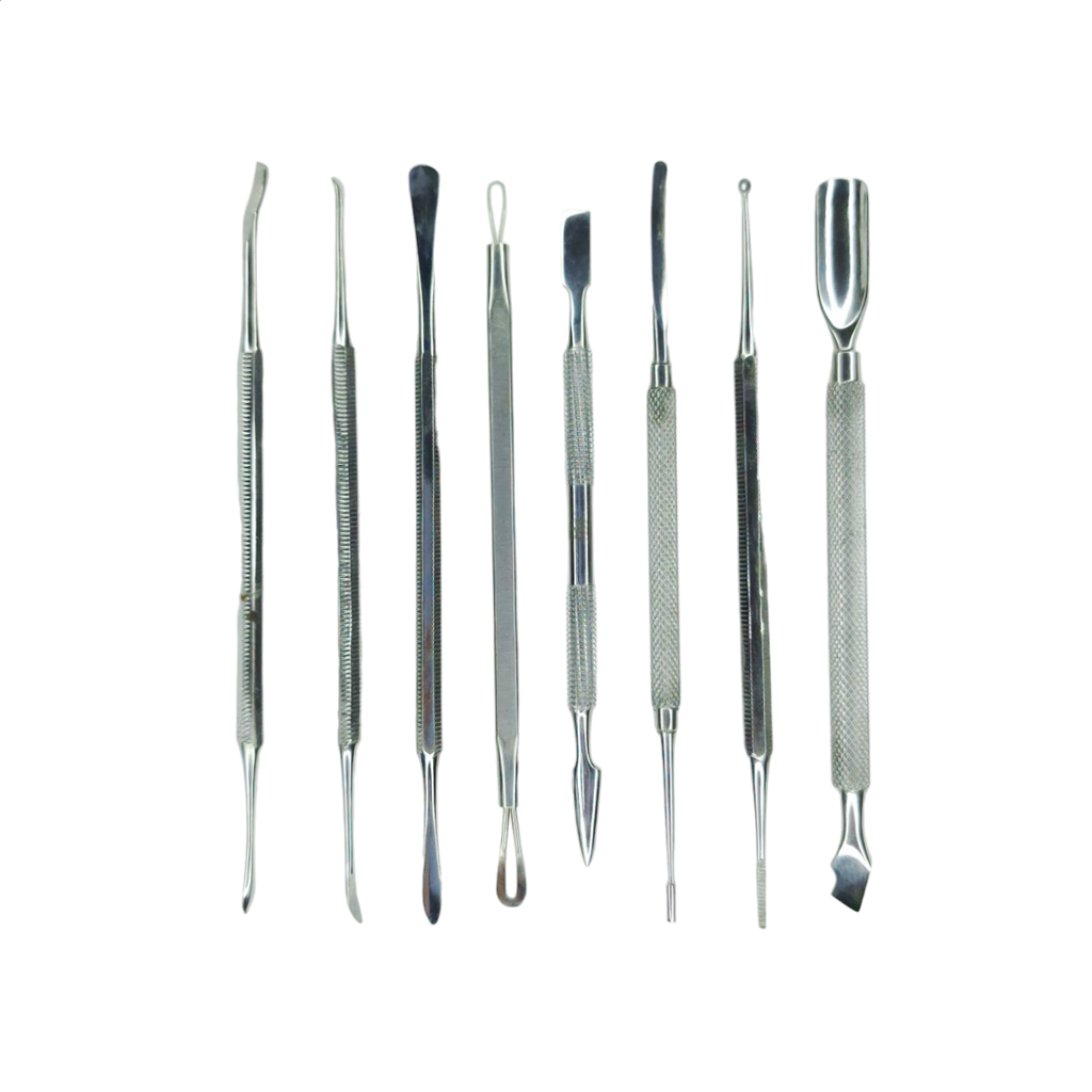 [1147-08] Estuche Bisturíes y Extractores de Espinillas, 8 piezas -1147-08-