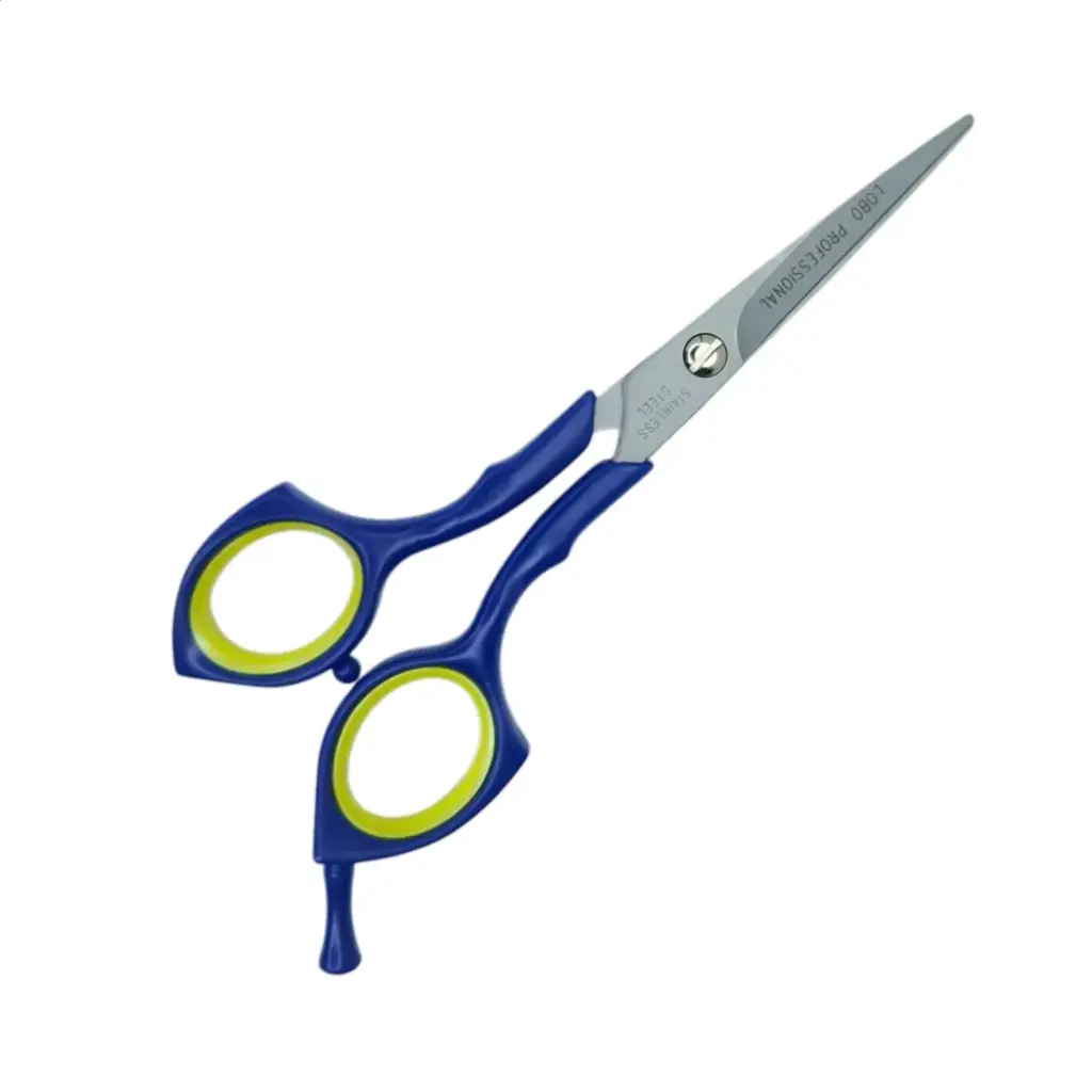 Tijera 5" Ergonómica Aro Amarillo Lobo -1063-06-