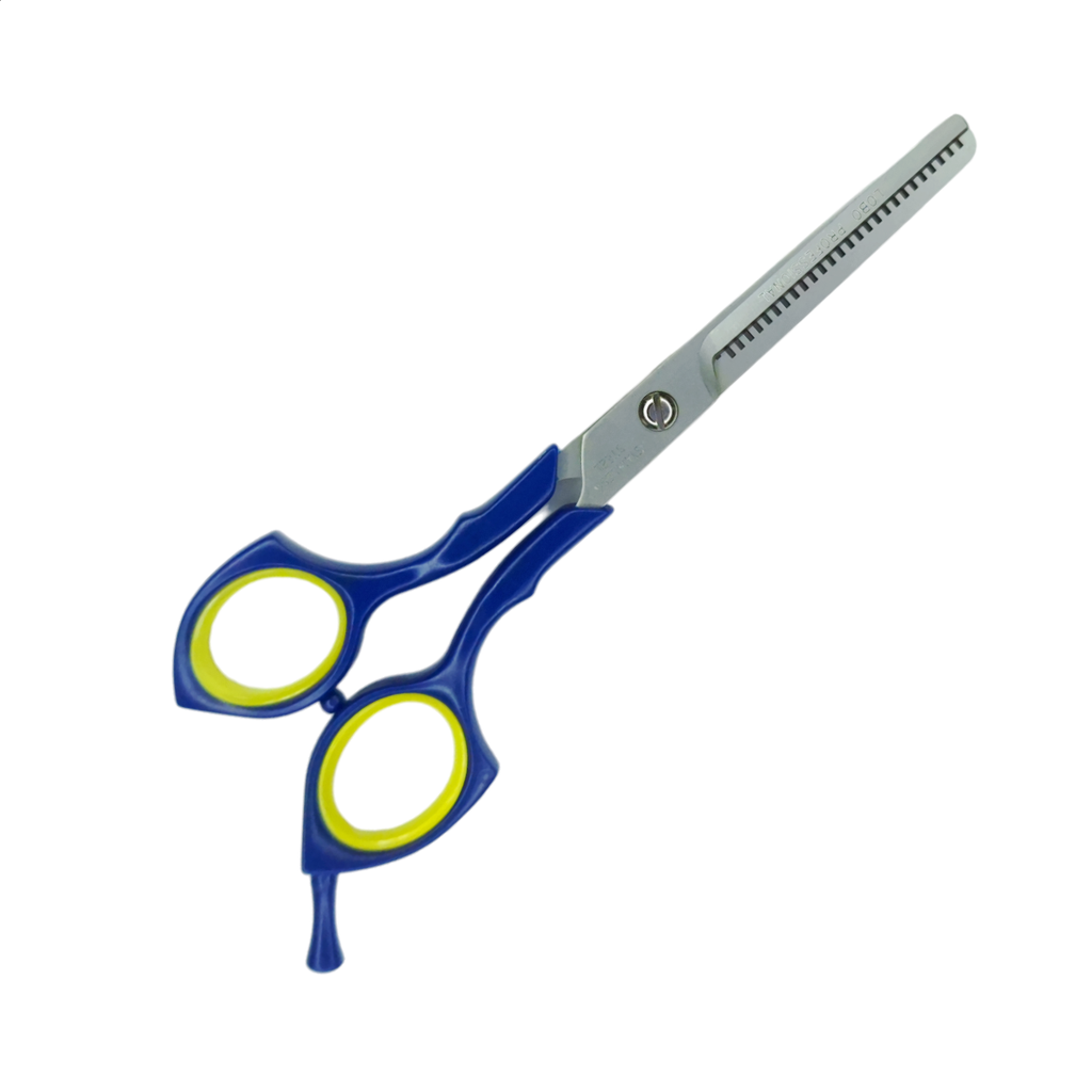 [1064-28] Tijera Entresacar 6" Aro Amarillo, Multi -1064-28-