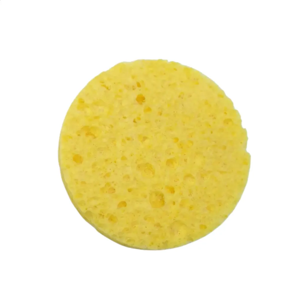 Esponja Facial de Celulosa 80mm, 10 Piezas Deshidratada -ESCFM-