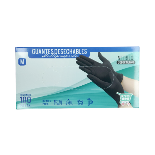 [NITRI100] Guante Nitrilo con 100pz Med Landeros -NITRI100-