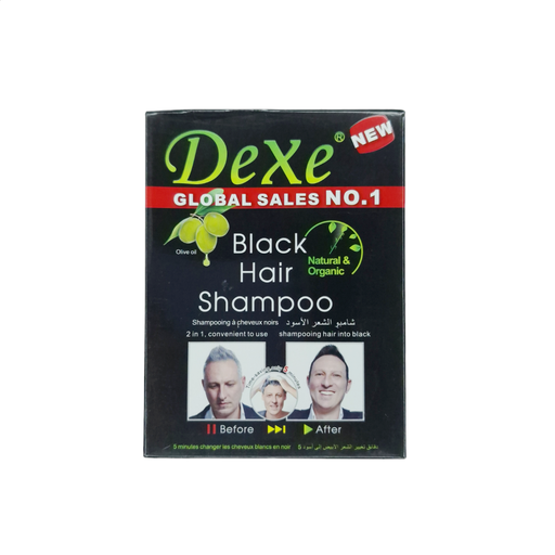 [SHDEX] Shampoo con Tinte Negro con 10x25ml Dexe -SHDEX-