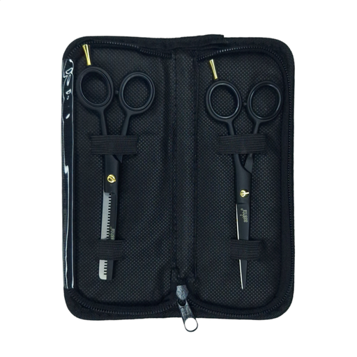 [EAA98] Estuche de Tijeras 5.5" Negra Mate Aashta -EAA98-