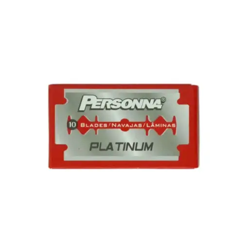 [5132-P] Navaja Doble Filo, SOLO 10 piezas, Personna Platinum -5132-P-