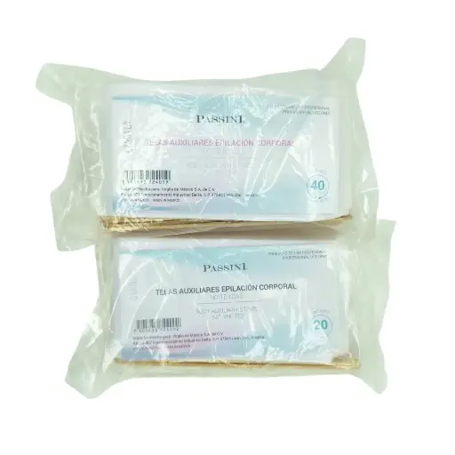 [P2402] Papel Pellón Depilatorio con 60 piezas Passini -P2402-