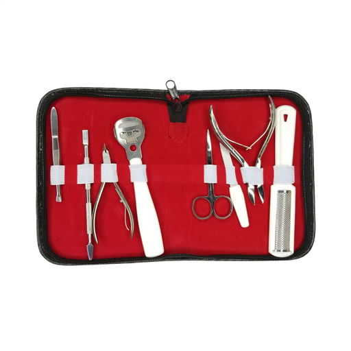 [1176-08] Estuche Mani Pedi con 8pz Multi -1176-08-