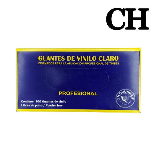 [333CH] Guante Vinil Ch con 50 pares Royal -333CH-