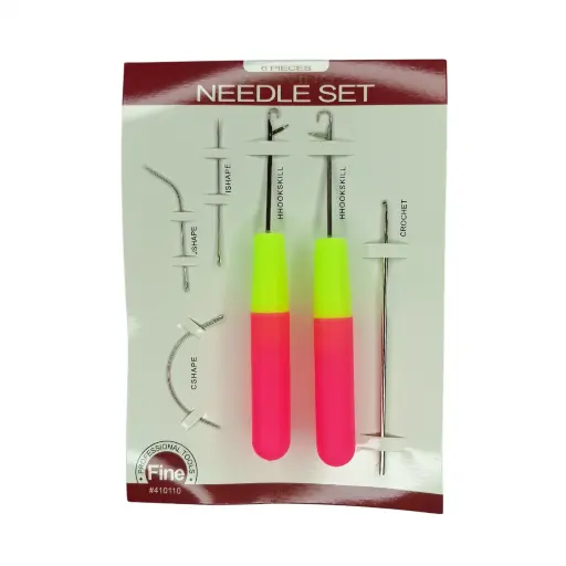 [GEK] Agujas y Ganchos Crochet con 6pz -GEK-