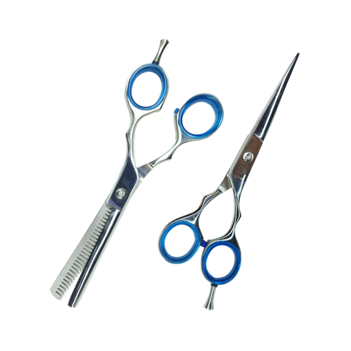 [1333-00] Estuche de Tijeras 5.5" con 2 Aro Azul -1333-00-